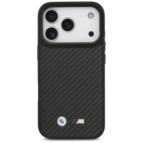 BMW M Kevlar Matt MagSafe-cover til iPhone 17 Pro, sort