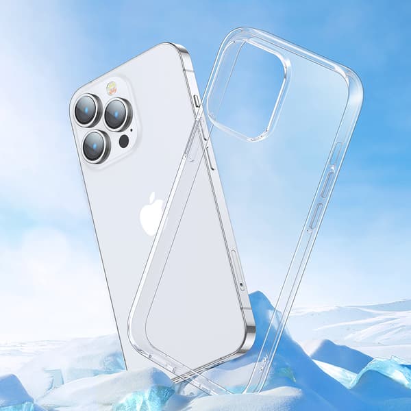 Flexibelt skal för iPhone 14 Plus slitstarkt transparent 14X