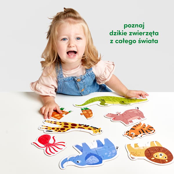 CzuCzu Progressivt Pussel Vilda Djur