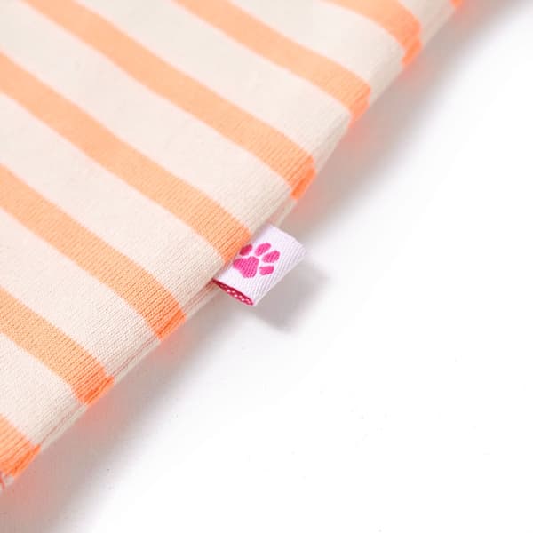 Barn-T-shirt, neonorange, 128