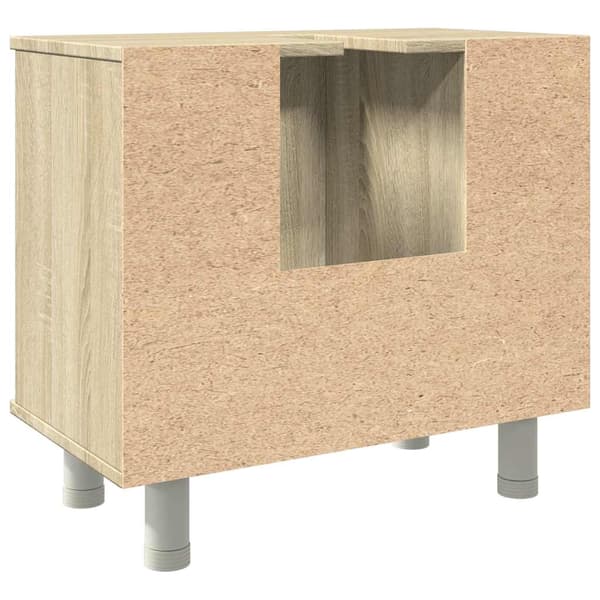 vidaXL badeværelsesskab Sonoma eg 60x32x53,5 cm spånplade