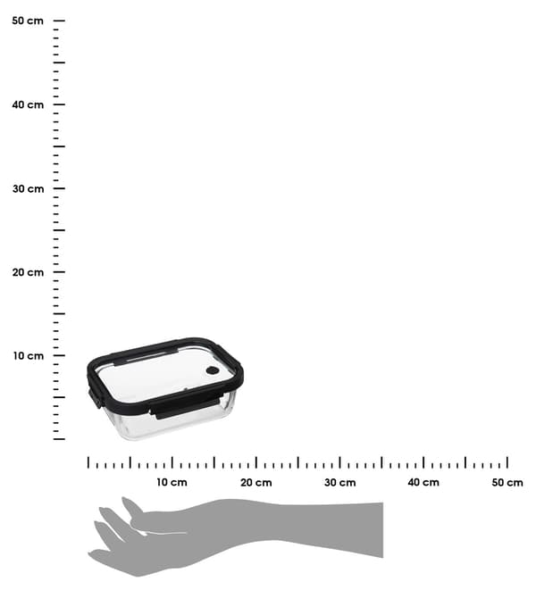 Glasbeholder 1,3 l