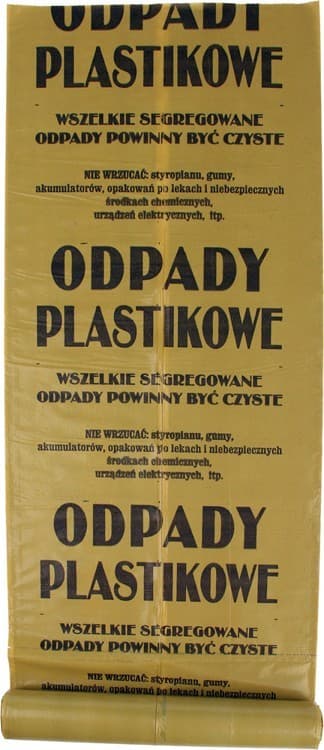 Plastpose til sorteret affald 120 l 10 stk 10010 VOREL