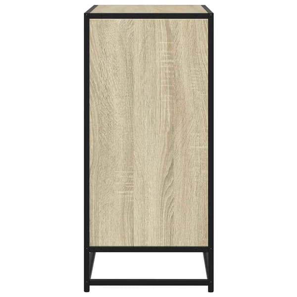vidaXL kommode, Sonoma eg, 62x35x76 cm, træbaseret materiale