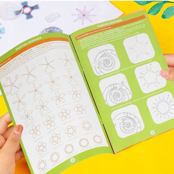 Spirograph uddannelsessæt med 28 tuscher Z1064