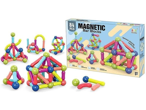 3D-magneettipalikat 84 kpl