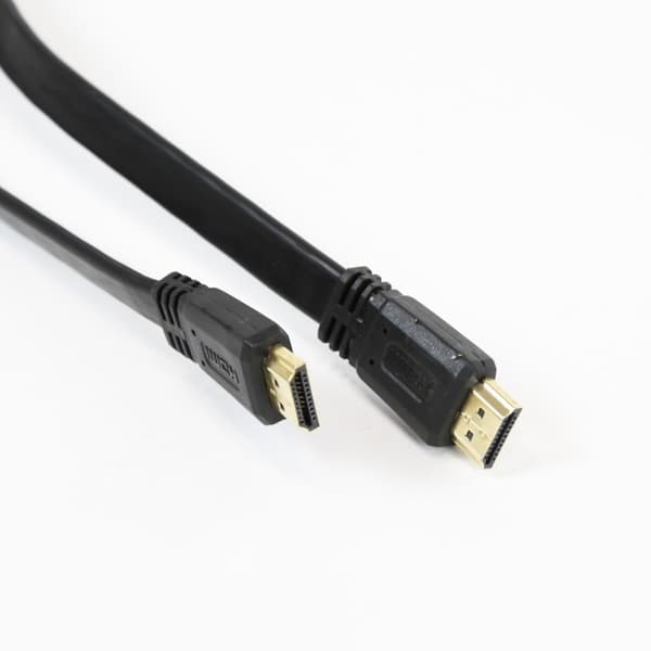 OMEGA HDMI KABEL FLAD 1.4 4K 5M SORT [41849]