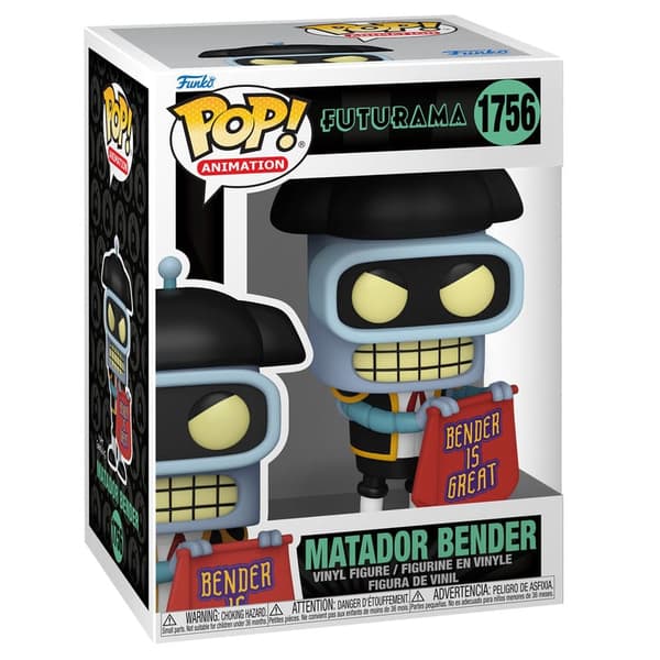 Funko POP Futurama 1756 Matador Bender samlarfigur