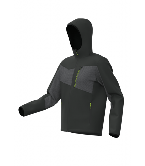 BoSafety RysonPlus hybrid arbejdssweatshirt grå M