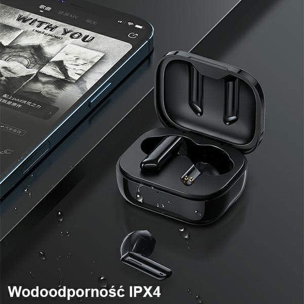AWEI Bluetooth 5.1 T36 TWS hovedtelefoner + dockingstation hvid