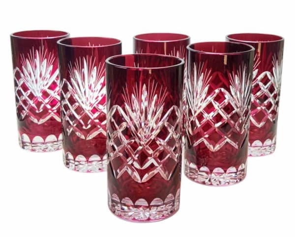 Ruby Crystal Vand- og Drikkeglas 320 ml Ananas