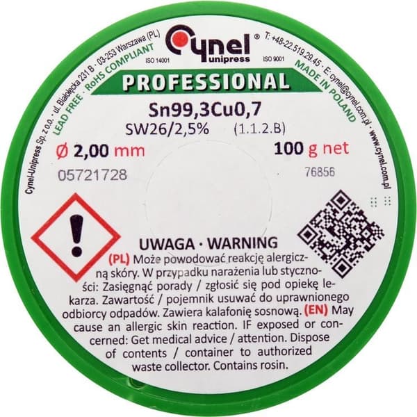 LYIJYTÖN NIPPU 2MM 100G 76856 NO_NAME