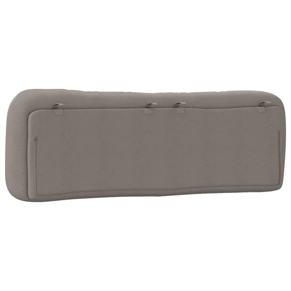 vidaXL hovedgærdehynde, taupe, 160 cm, stof