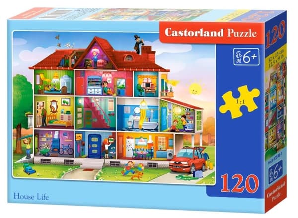 120 Husliv CASTOR-pussel