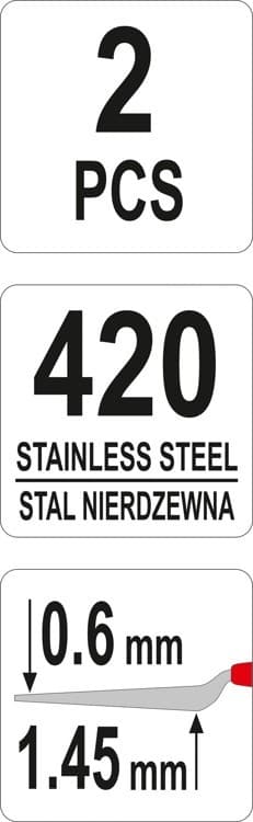 Puts spatlar set 2 st YT-52780 YATO