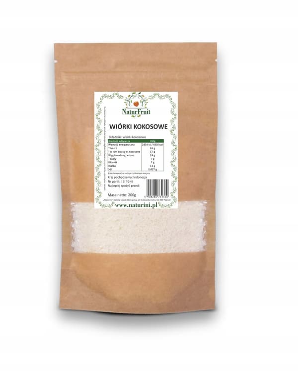PREMIUM Kokosflager 200g Naturini