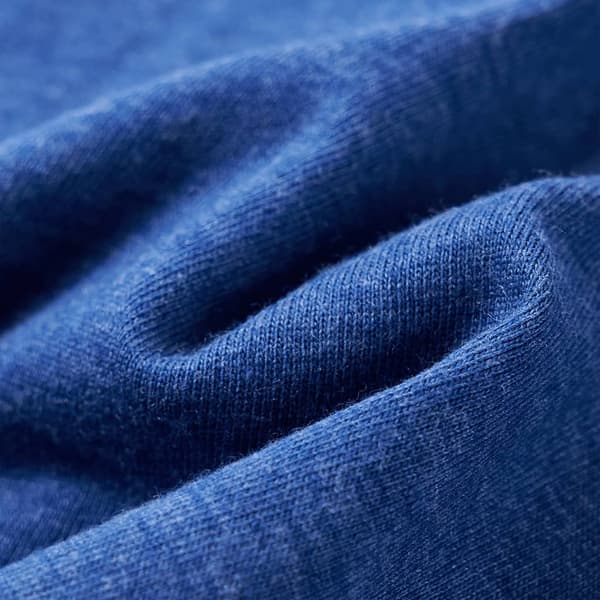 Børne-T-shirt, mørkeblå melange, 140
