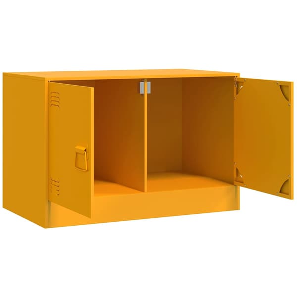 vidaXL TV-stativ, 2 st, senapsgrå, 67x39x44 cm, stål