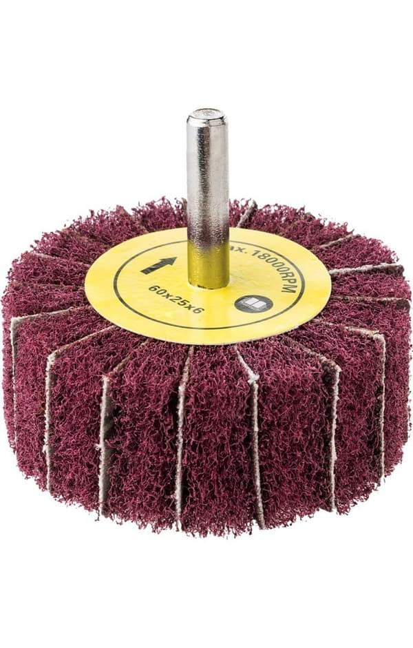 Lamskive, 63,5 x 6 mm, skaft, P100