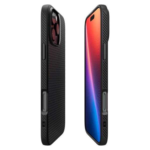 Spigen Liquid Air-cover til iPhone 16 Pro Max, matsort