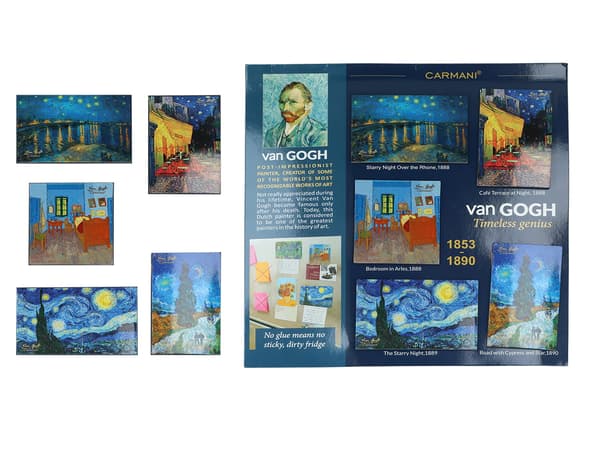 Carmani, set med 5 magneter - VAN Gogh