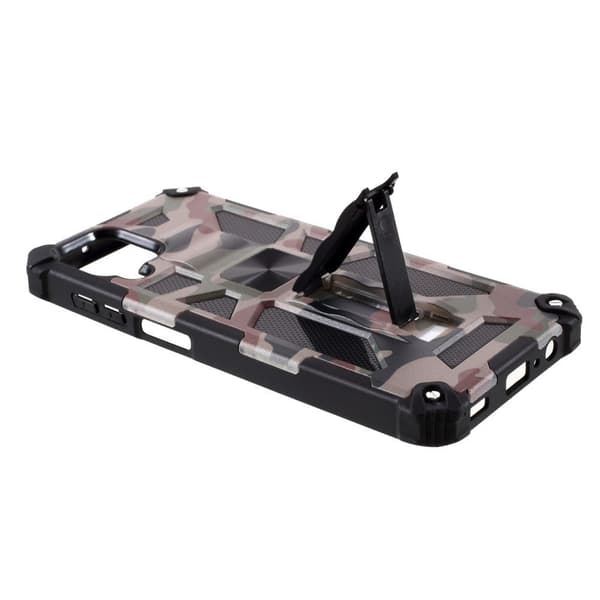 Etui til Samsung Galaxy A12 / M12 / A12 2021, Armor Kickstand, grøn