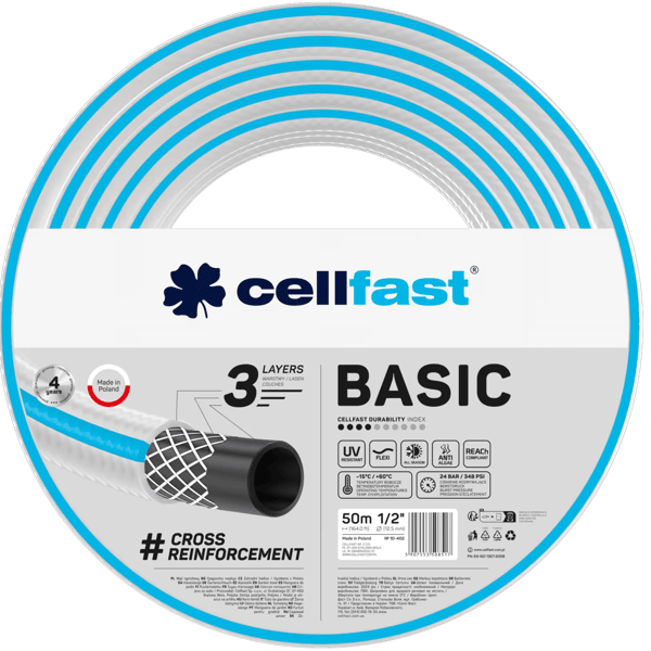 Cellfast Basic 1/2″ puutarhaletku 50 m (10-402)