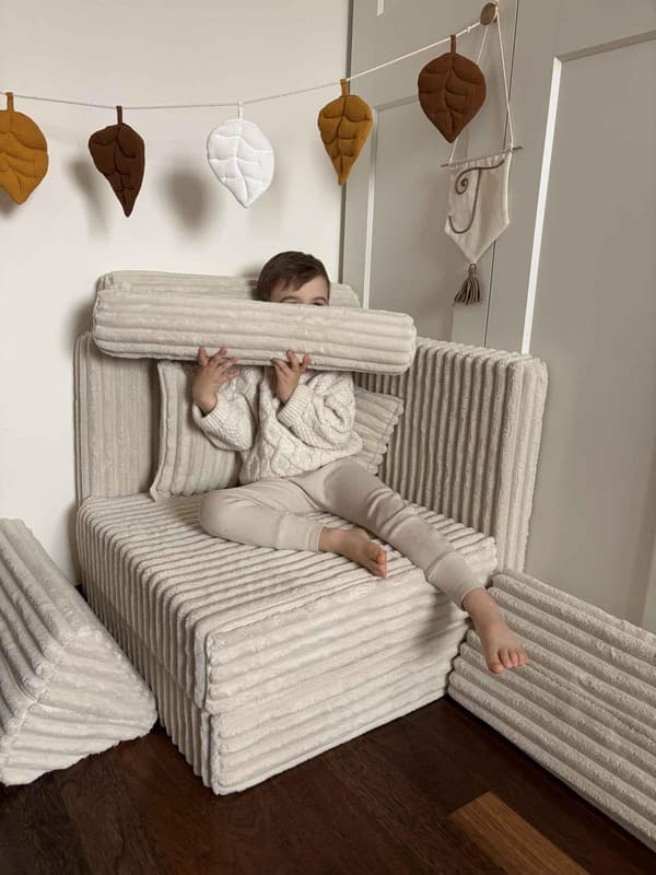 Lille hjul til Waffle Sofa, Beige