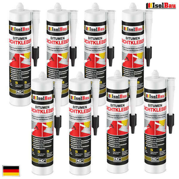IsolBau Bitumiliima ja -tiiviste Bitumiliimat 8 x 300ml