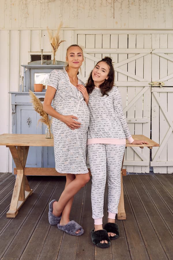Olga flickpyjamas långärmad, långbyxor 6 år
