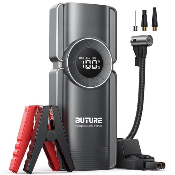 Batteri booster - BUTURE - Beta01 - 20000mAh - 2500A - Kompressor 150psi