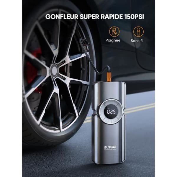 Batteriboostare - BUTURE - Beta01 - 20000mAh - 2500A - Kompressor 150psi