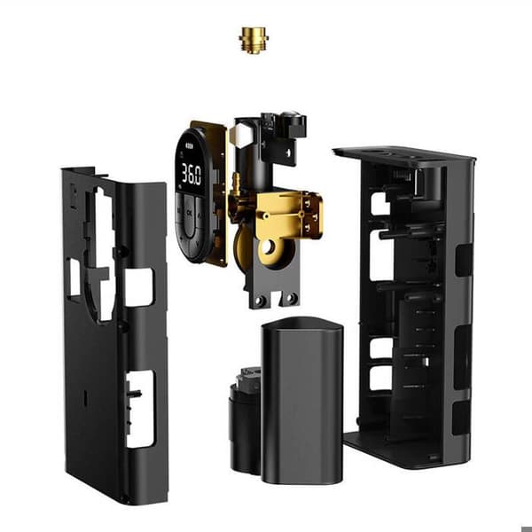 Baseus bärbar luftpump-bildäckspump-bärbar luftkompressor 12V med LED-ljus