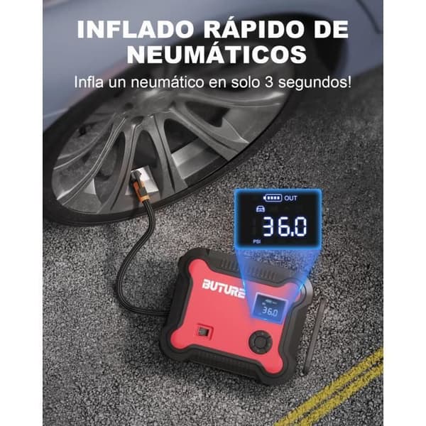 Batteriboostare - BUTURE - BR700 - 150 PSI - 3500A - 26800mAh - 160WCC