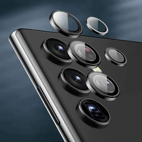 Samsung Galaxy S25 Plus Linsskydd Härdat Glas - Silver