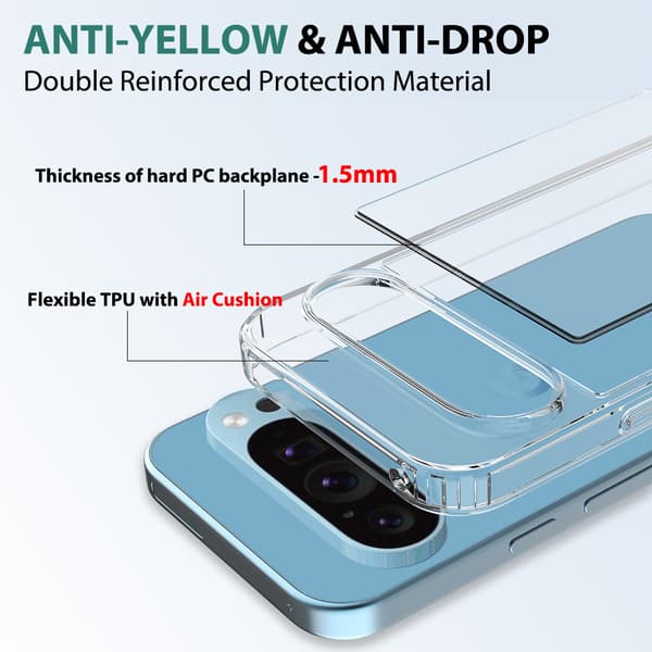 Google Pixel 8A Skal - Transparent