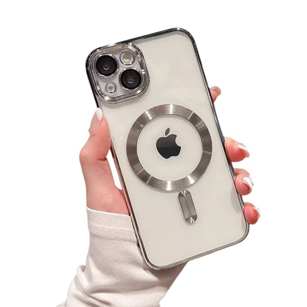 iPhone 14 Plus MagSafe Skal - Silver