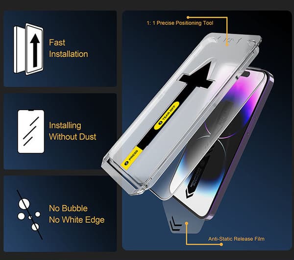 iPhone 14 Pro Max Skärmskydd - Härdat Glas