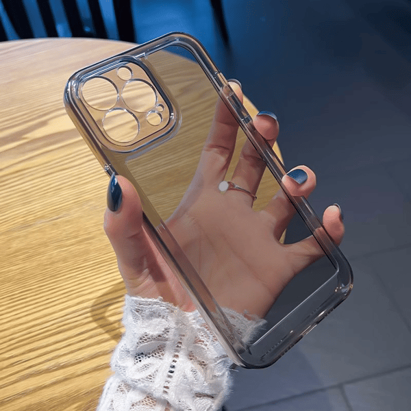 iPhone 15 Plus Skal - Genomskinlig Svart