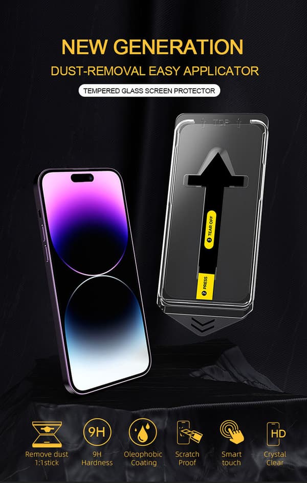 iPhone 14 Pro Max Skärmskydd - Härdat Glas