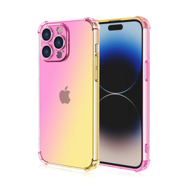 iPhone 14 Pro Skal - Rosa/Gul