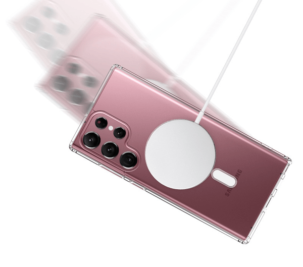 Samsung Galaxy S23 Plus Skal - Transparent Magsafe