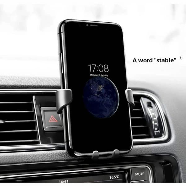 Universal Mobilhållare för Bil - Svart