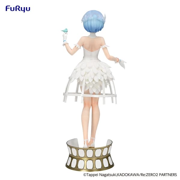 Staty - Re: Zero Exceed Creative PVC Statue Rem Cage Dress 22 cm