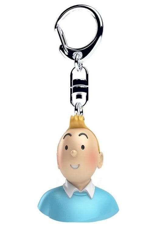 Tintin - Nyckelring - Tintin Buste 4,5 cm