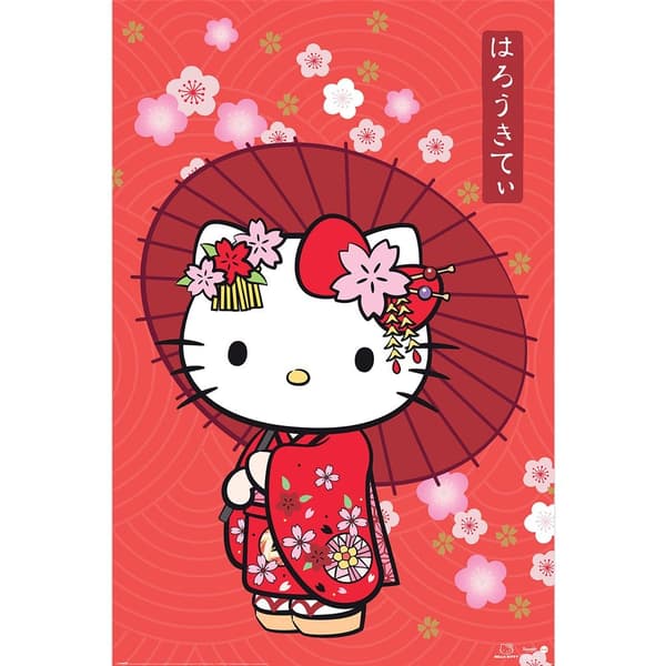 Poster - HELLO KITTY (JAPANESE STYLE)