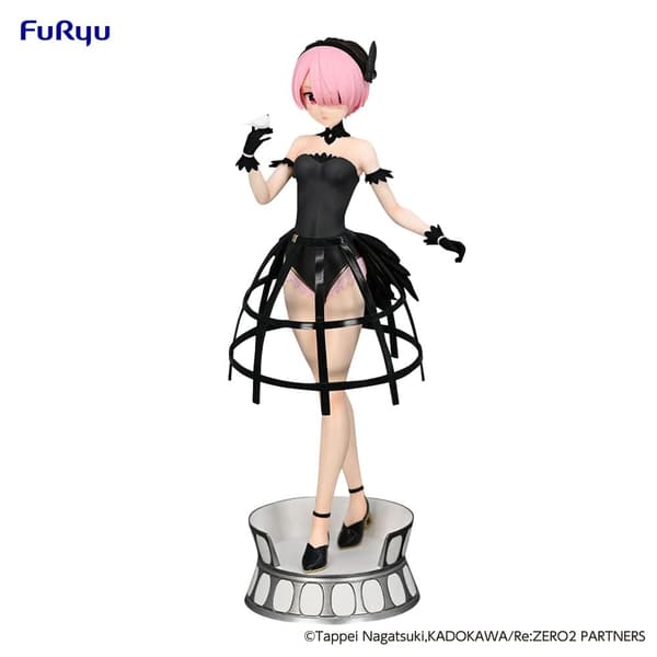 Staty - Re: Zero Exceed Creative PVC Statue Ram Cage Dress 22 cm
