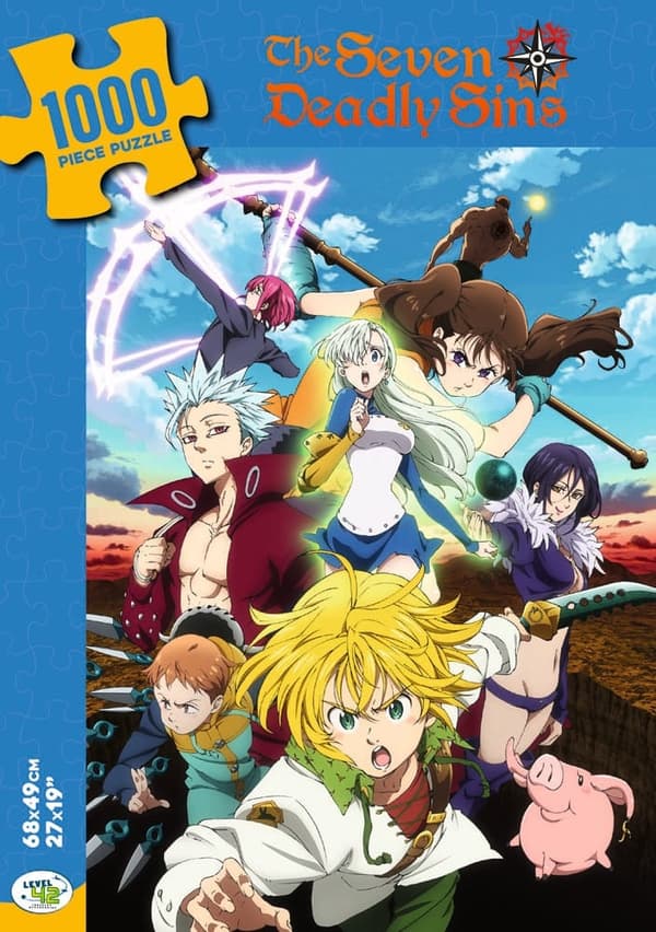 Pussel - Seven Deadly Sins Pussel – Characters (1000 bitar)