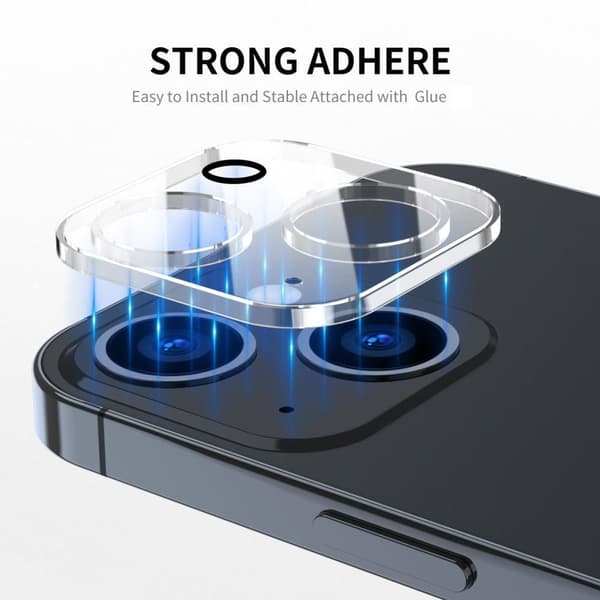 2-Pack iPhone 14 / 14 Plus Kamera Linsskydd Härdat Glas 0,2mm