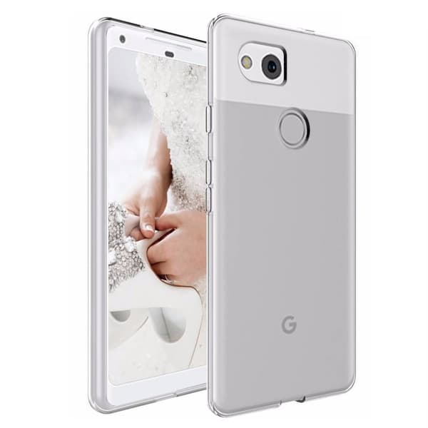Google Pixel 2 XL Transparent Blød TPU Cover